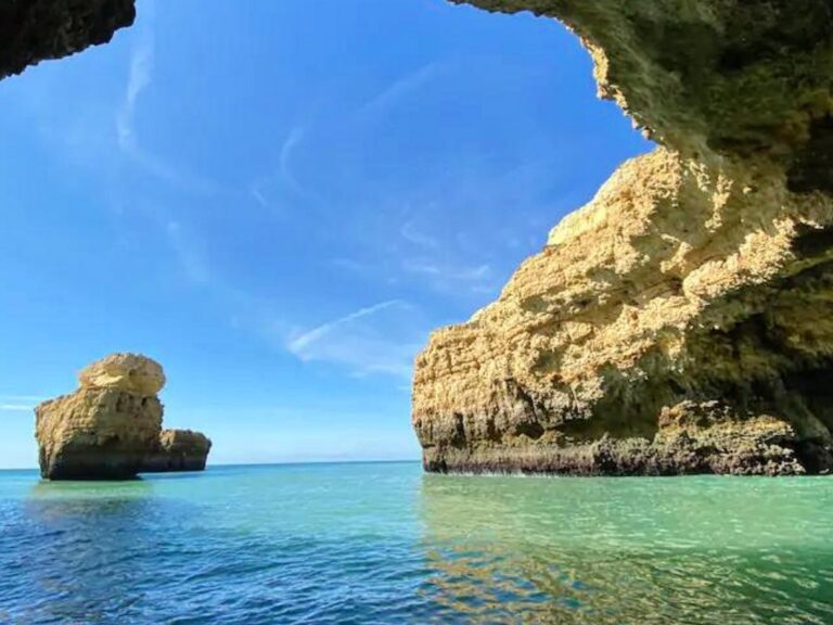 Benagil And Dolphins Tour From Vilamoura - Explore mysterious caves and enjoy the environment around the water level during...